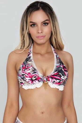 MARITTIME SOUTHBEACH HALTER BIKINI TOP DELANTERO MARITTIME SOUTHBEACH HALTER BIKINI TOP DELANTERO